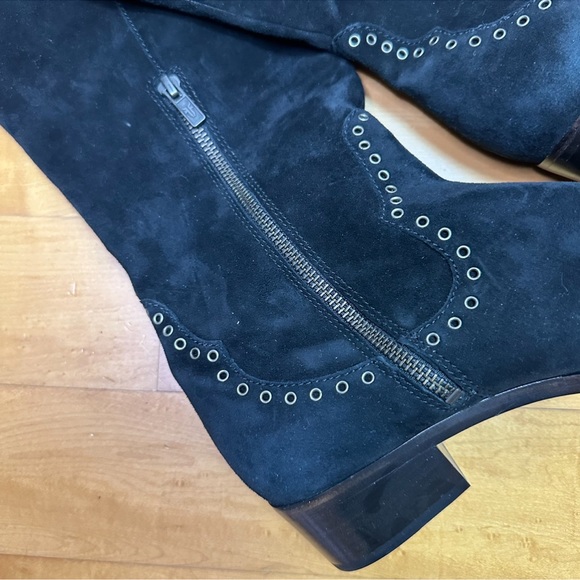 NWOT Frye Suede Boots Black - Picture 11 of 16
